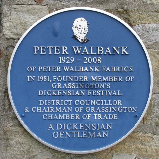 Peter Walbank plaque