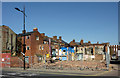 Demolition site in Cleveland Street, Wolverhampton