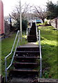 Steps up from Park View Terrace, Abercwmboi