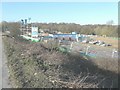 Progress of a building site beside the A20