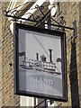 TQ3183 : Sign for The Island Queen, Noel Road, N1 by Mike Quinn