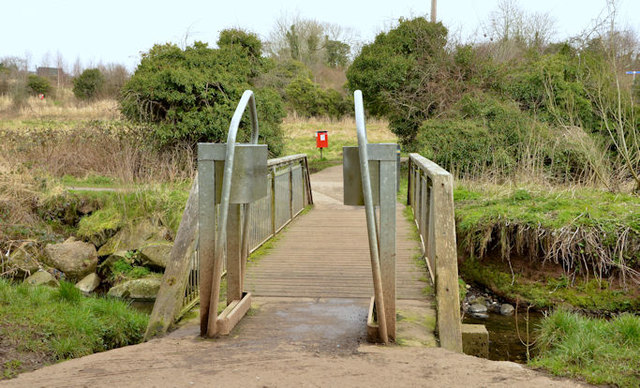 Squeeze stile, Monkstown © Albert Bridge :: Geograph Britain and Ireland