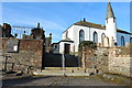 Steps to Crossmichael Parish Church