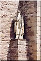 SO4142 : St Andrew, Bridge Sollers - Statue St Andrew by John Salmon