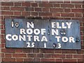 Ghost sign on the remains of the (former) City Road tube station, City Road / Central Street / Moreland Street, EC1