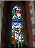 SU4918 : St Thomas, Fair Oak: stained glass window (e) by Basher Eyre