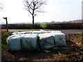 Footpath reaches Fawley Lane from the east