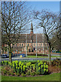 Park and Church by Wolverhampton Ring Road