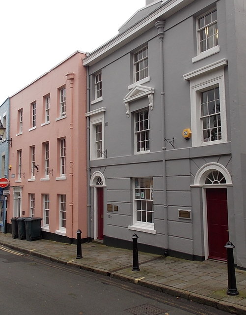 Pink and grey in Belmont, Shrewsbury