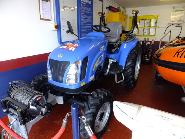 RNLI Tractor at Conwy