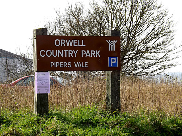Orwell Country Park sign