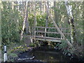 Footbridge beside Sandy Lane