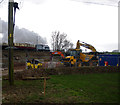 SD4663 : Folly railway bridge construction site by Ian Taylor