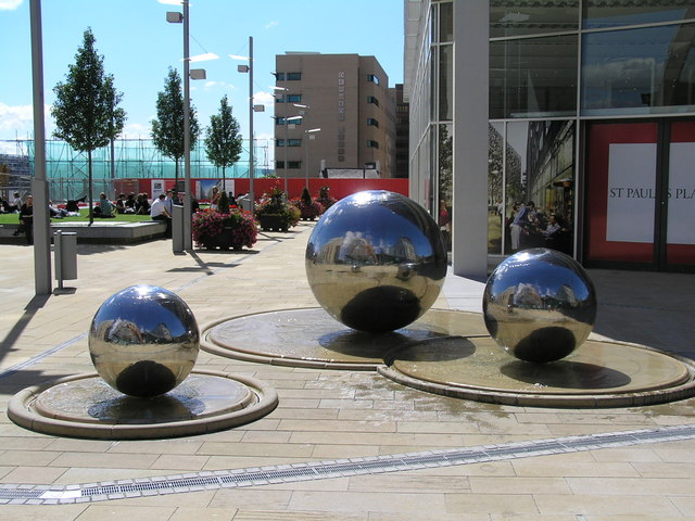 Water Feature at St. Paul's Place, Sheffield
