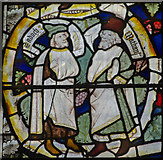 TL6600 : Detail, east window, St Margaret's church, Margaretting by Julian P Guffogg