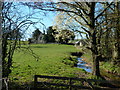 Field, and chapel beyond, Pentre