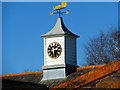 Clocktower with weatherwain at Manor House Farm