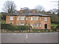 Stone cottages on the B3188 at Woodford