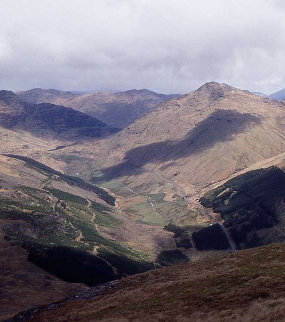 Glen Croe © Richard Webb cc-by-sa/2.0 :: Geograph Britain and Ireland