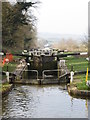 ST9861 : Caen Hill Locks looking west by Peter Wood