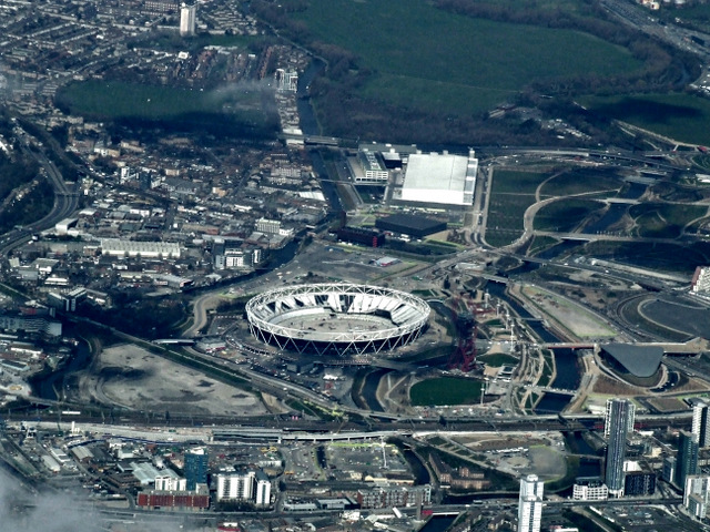 2012 Olympic Stadium from the air