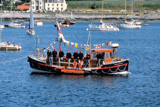 Lifeboat in Port St Mary Harbour