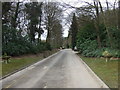 Road into Fountaindale School 