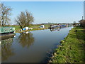 Canal and moorings near High Offley