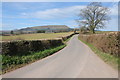 Country road and Ysgyryd Fawr