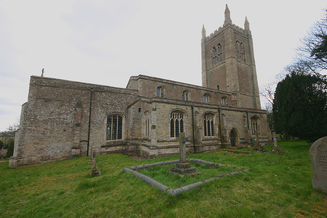 All Saints, Odell - north elevation