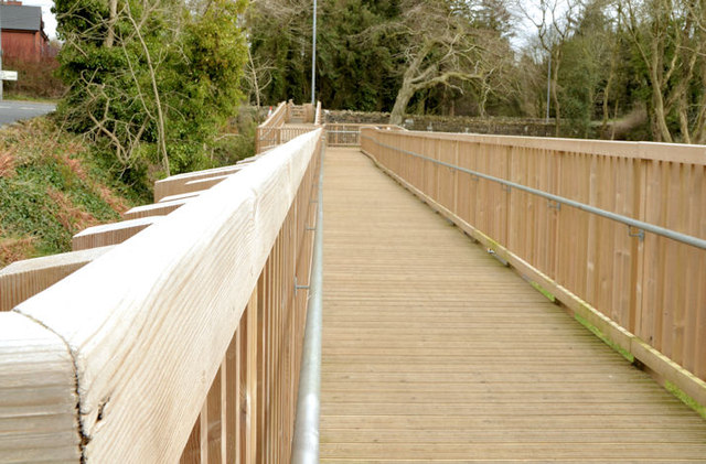 Access ramp, Three Mile Water Park, Newtownabbey