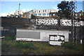 TQ2983 : Graffiti by the railway line by N Chadwick