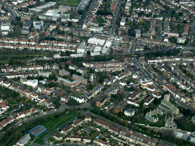 Isleworth from the air