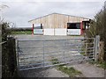 Newly built cattle shed, Tarnock