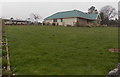 Green-roofed bungalow in Fforest Goch