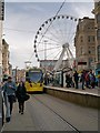 Market Street, Metrolink Stop and Ferris Wheel