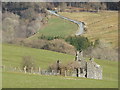 The ruins of Tan-y-foel from Gllyndwr