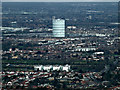 Southall gas holder from the air