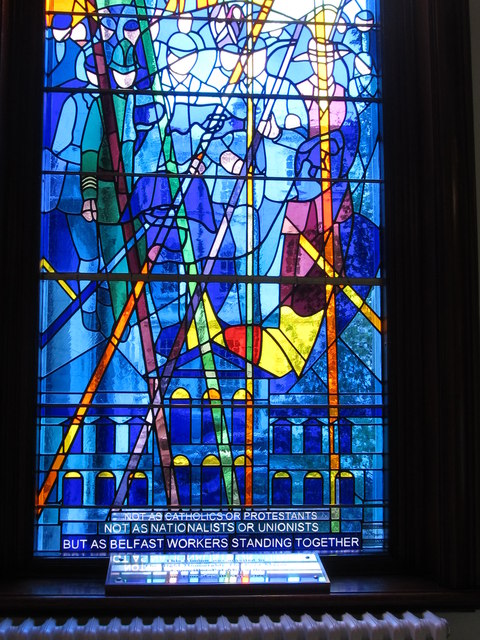 The 1907 Belfast Docker's Strike Window... © Eric Jones :: Geograph Ireland