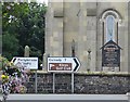 Sign outside St Patrick