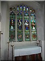 SU3278 : St Michael and All Angels, Lambourn: stained glass window (c) by Basher Eyre