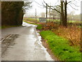 Entering Crookham Village on Crondall Road