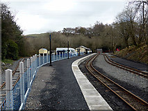 SN7376 : The new platform at Devil's Bridge Station, Vale of Rheidol Railway by John Lucas