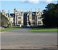 The main frontage of Stoke Rochford Hall