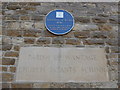 Blue plaque in Church Street