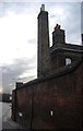 Wall and chimney, Chatham Dockyard