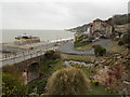 Ventnor: Shore Hill from across Cascade Gardens