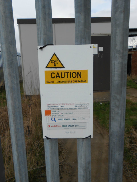 Sign on Gate of Friningham Radio Mast
