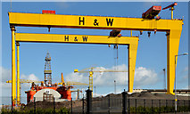 J3575 : The "Blackford Dolphin", Harland & Wolff, Belfast - March 2014 (2) by Albert Bridge