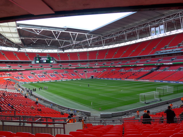 An empty Wembley Stadium © Basher Eyre cc-by-sa/2.0 :: Geograph Britain ...